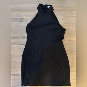 Gianni Bini Black Halter Mini Dress 10